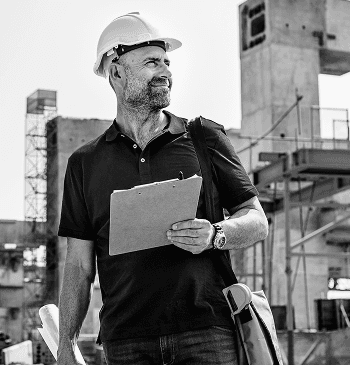 Engenheiro no canteiro de obras